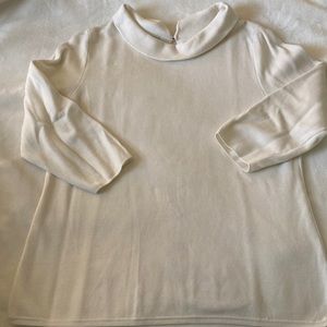 Talbots cream sweater NWOT